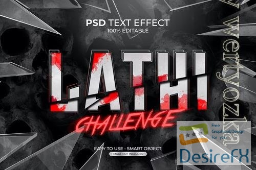 Lati Challenge Text Effect