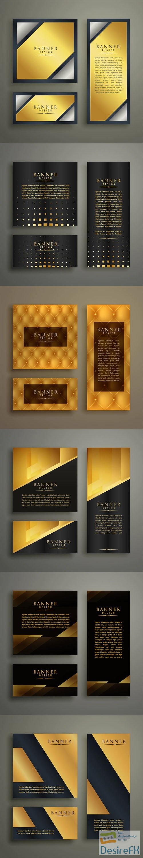 Luxury Banners - 30 Vector Banners Design Templates
