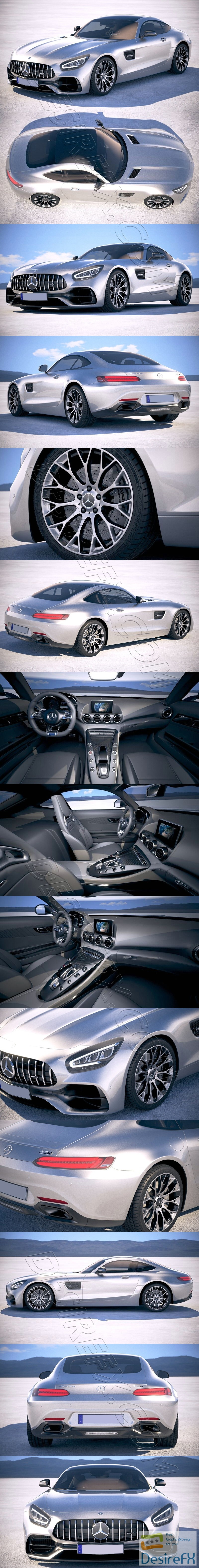 Mercedes AMG GT 2020 3D Model