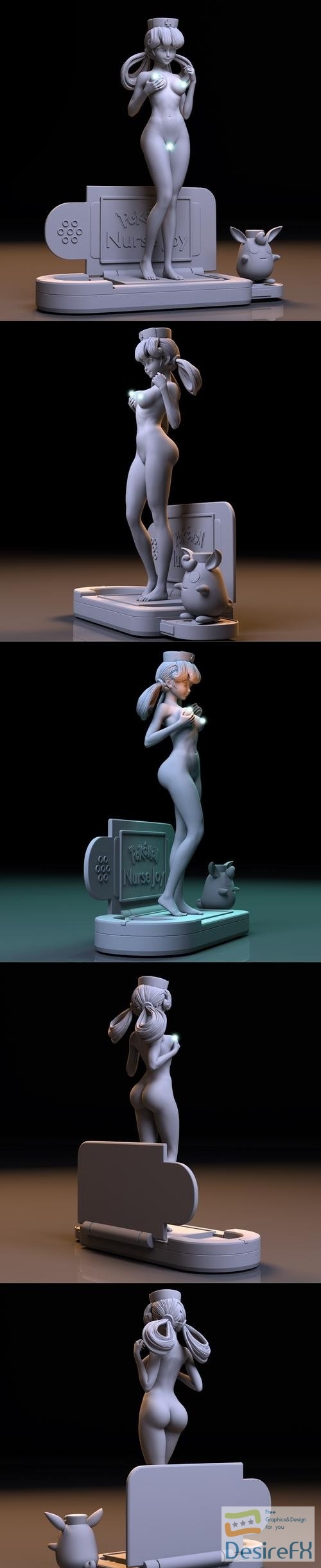 Nurse Joy NSFW Version – 3D Print