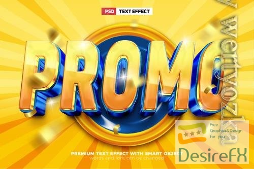 PSD super best deal promo 3d editable text effect vol 2