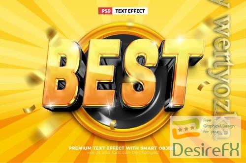 PSD super best deal promo 3d editable text effect vol 4