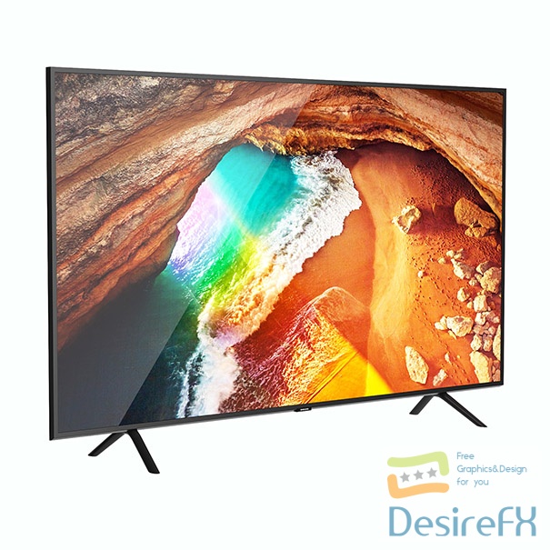 QLED 4K Smart TV Q60R by Samsung 3D Model