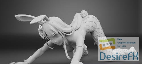 Raiden Shogun Bunny Girl – 3D Print