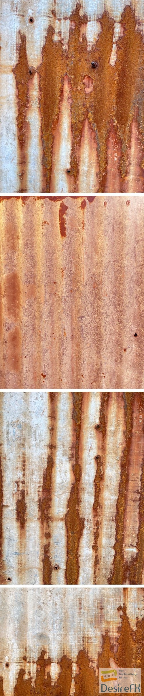 Realistic Rusted Metal Textures Collection