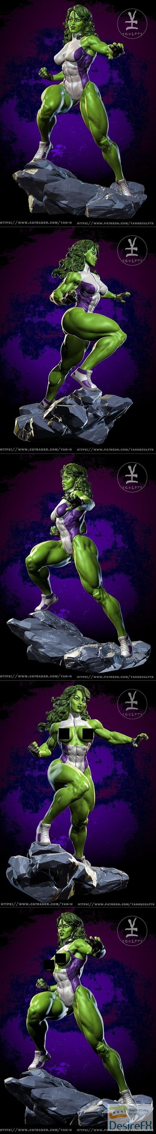 She Hulk – 3D Print