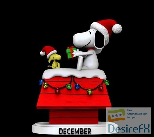 Snoopy December – 3D Print
