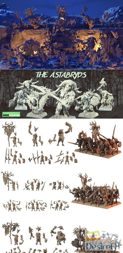 The Astabryds – 3D Print