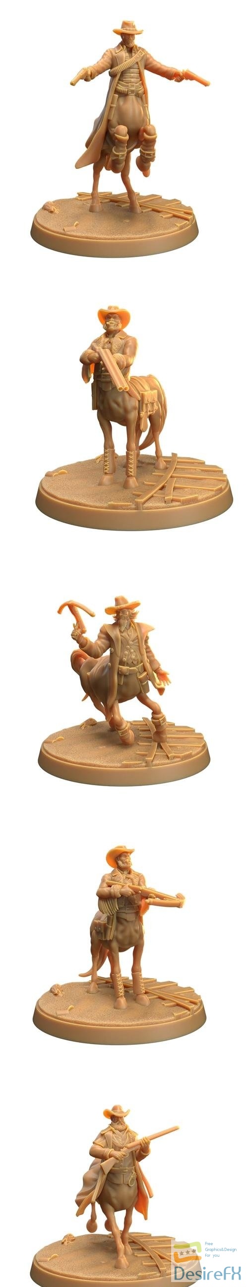 The Gunslinger Lodge - Centaur Cowboys – 3D Print