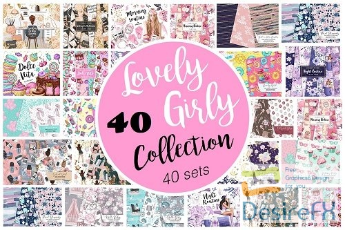 The Lovely Girly Collection - 41 Premium Graphics