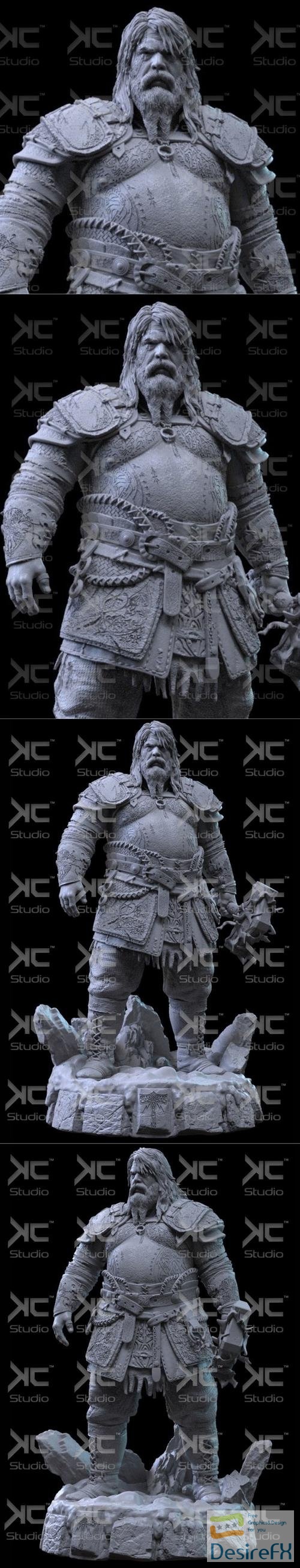 Thor - God Of War Ragnarok FanArt – 3D Print