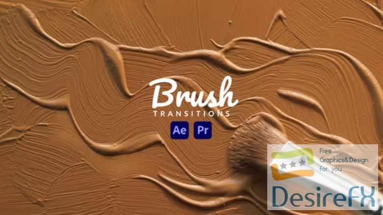 Videohive Brush Transitions 43133372