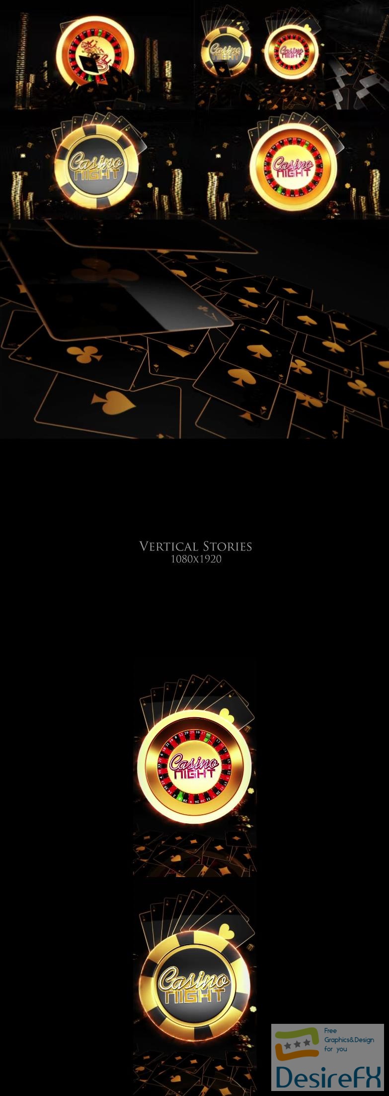 Videohive Casino Games Logo Reveals Bundle 42885158