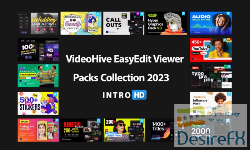 VideoHive EasyEdit Viewer Packs Collection 2023