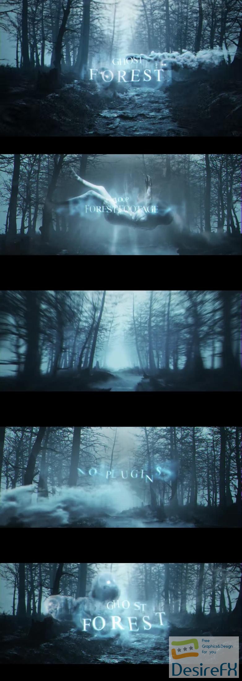 Videohive Ghost Forest Cinematic Trailer 42660390