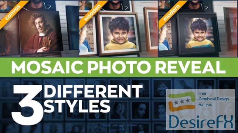 Videohive Mosaic Photo Reveal Pack 38299257