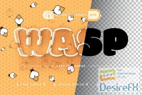 Wasp - Editable Text Effect - 10928220