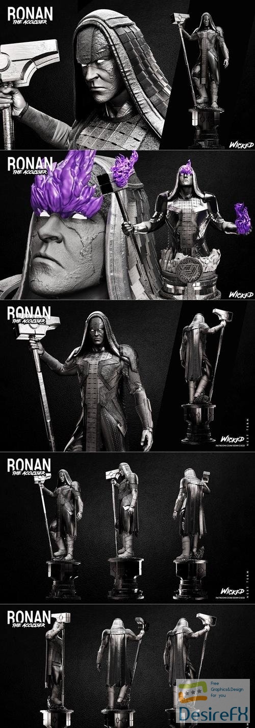 Wicked - Ronan Statue and Bust – 3D Print