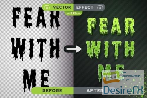 Zombie Editable Text Effect, Font Style - 7815657