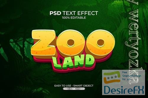 Zoo Text Effect Psd