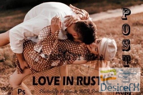 12 Love In Rustic Photoshop Actions And ACR Presets - 2406761