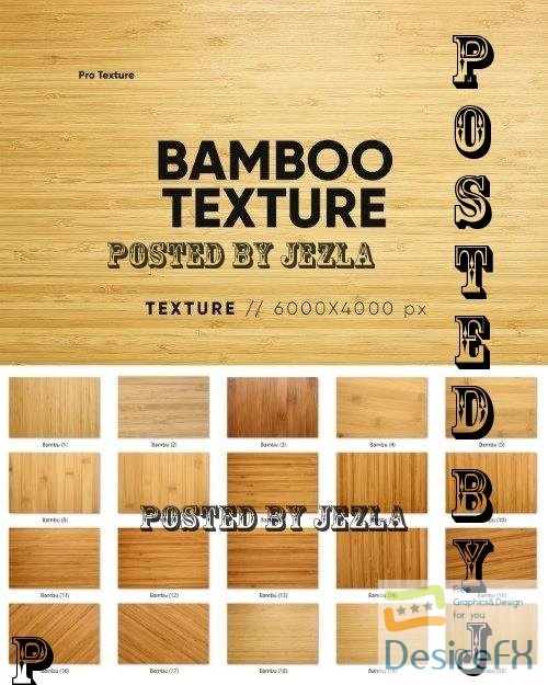 20 Bamboo Textures HQ - 12735194