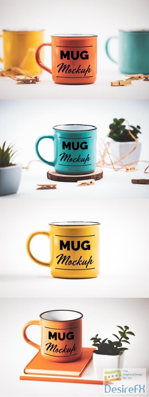 Adobestock - 4 Mug Mockups 385322378