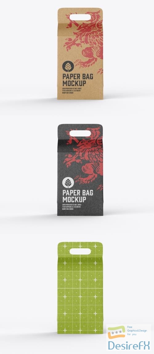 Adobestock - Kraft Paper Bag Mockup 462310258