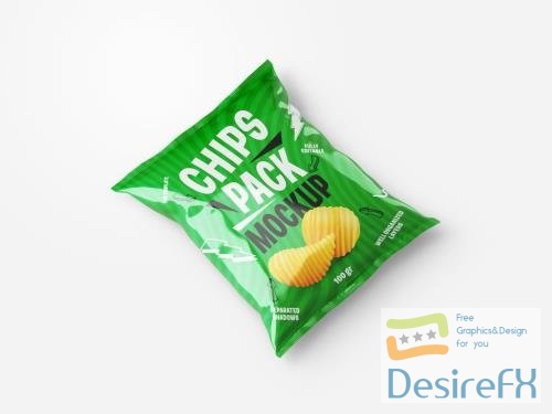 Adobestock - Potato Chips Packaging Mockup 407053018