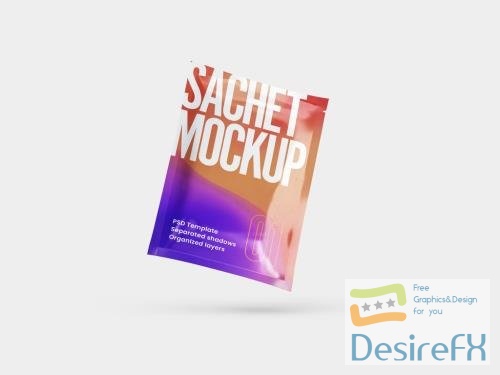 Adobestock - Sachet Mockup 407030646