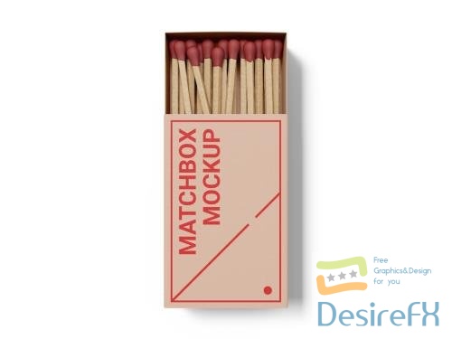 Adobestock - Safety Matches Box Mockup 547087996