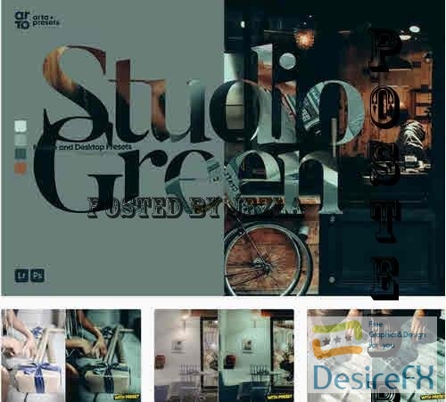 ARTA - Studio Green Presets for Lightroom - GNVTU3S