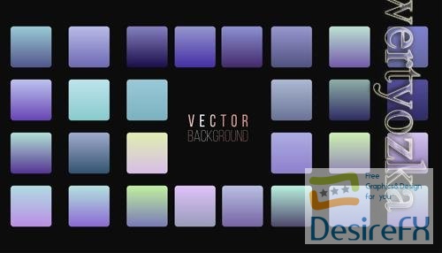 Big set purple vector  gradients combination
