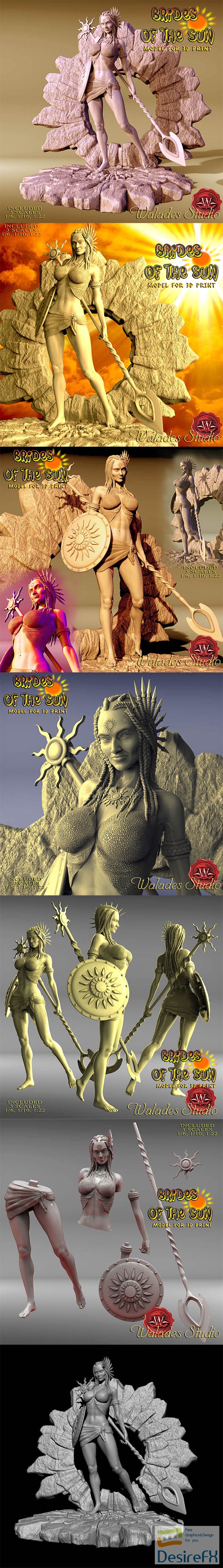 Bride of the Sun – 3D Print