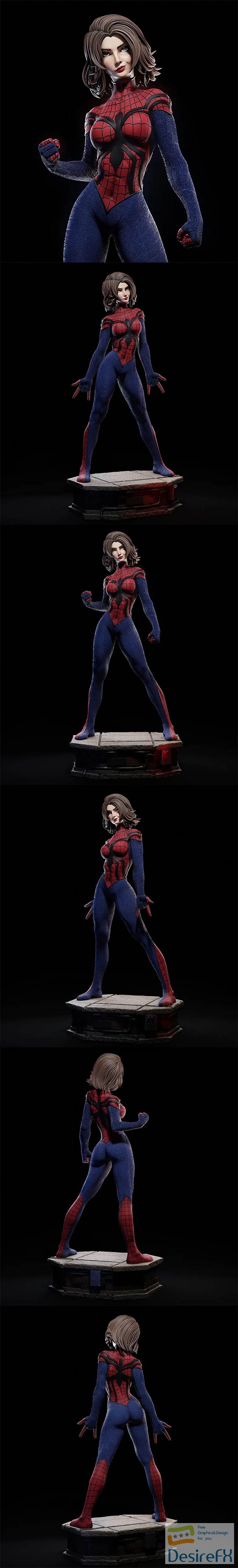 Ca 3d Studios – Spider-Girl – 3D Print