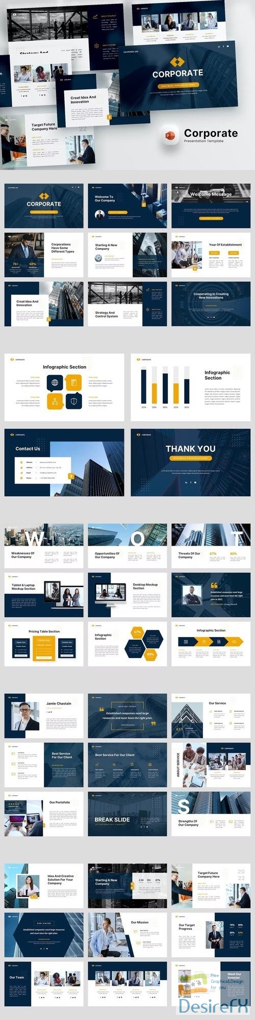 Corporate - Company Profile Powerpoint Template