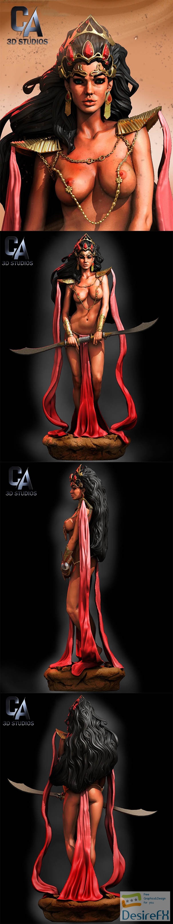 Dejah Thoris – Carlos Eduardo – 3D Print