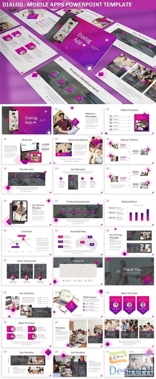 Dialog - Mobile Apps Powerpoint Template SW5FF2J