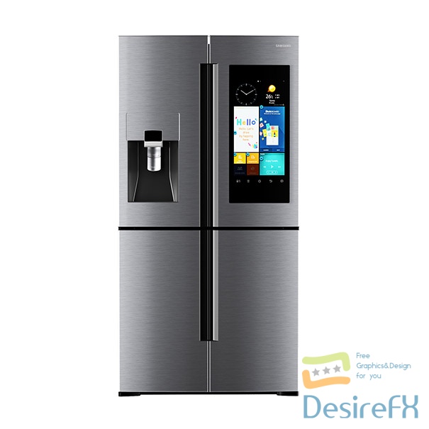 Family Hub Multi-door Fridge Freezer by Samsung 3D Model