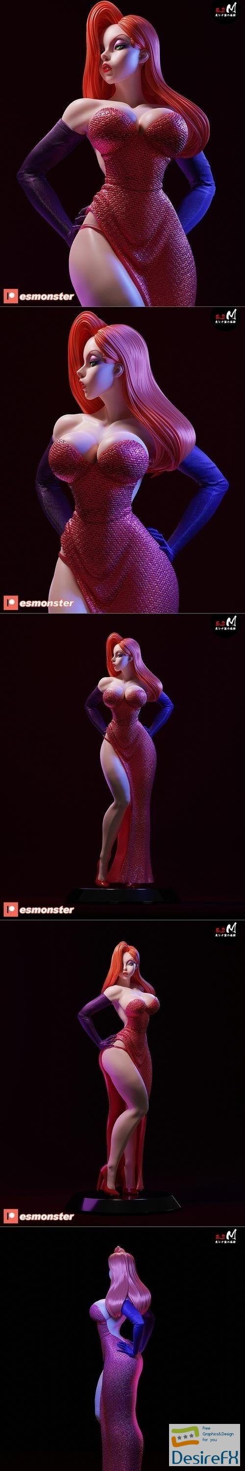 FAN Jessica Rabbit - E.S Monster – 3D Print