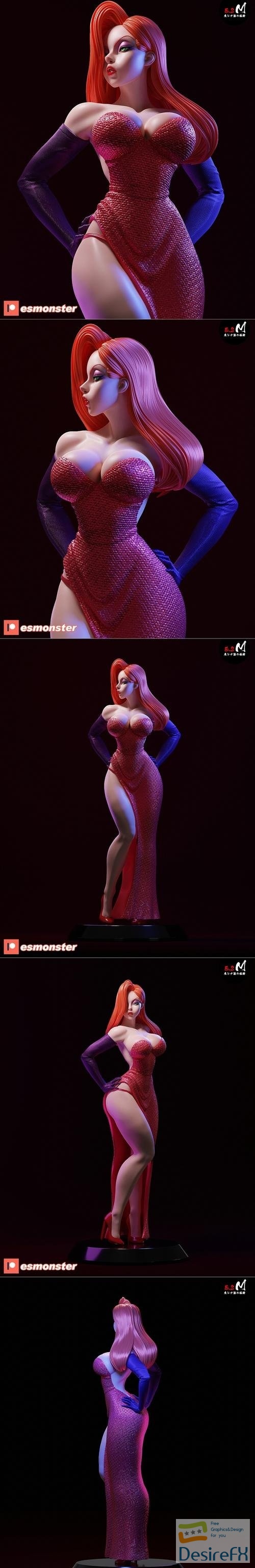 FAN Jessica Rabbit - E.S Monster – 3D Print
