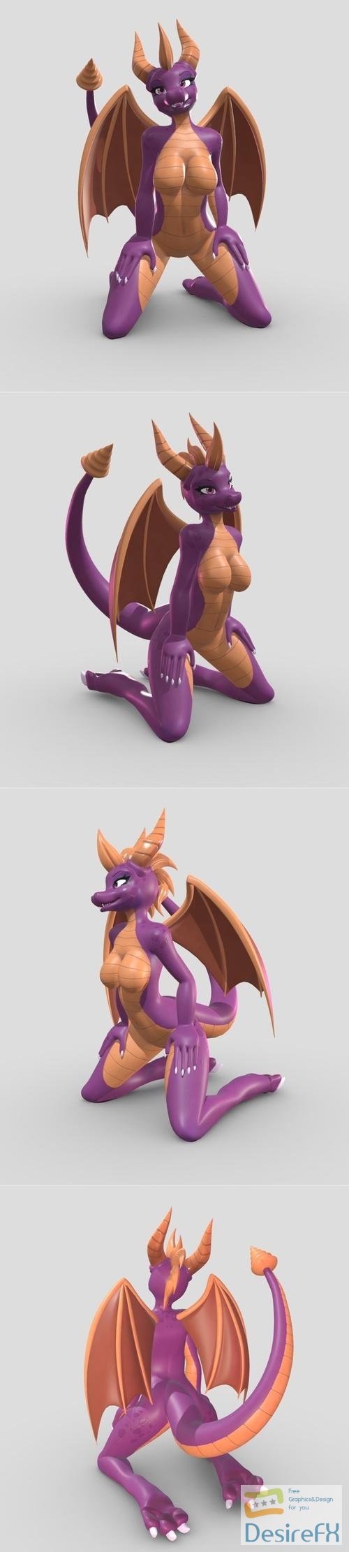 Fem Spyro – 3D Print
