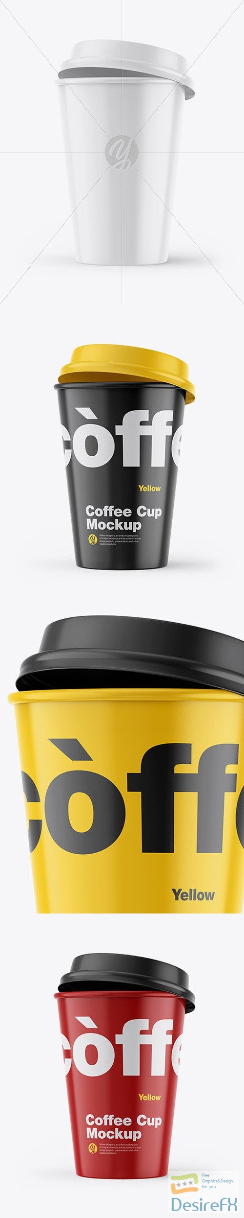 Glossy Coffee Cup Mockup 46293