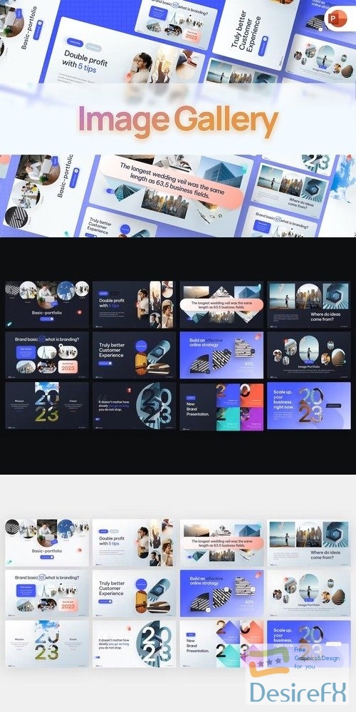 Image Gallery Professional PowerPoint Template