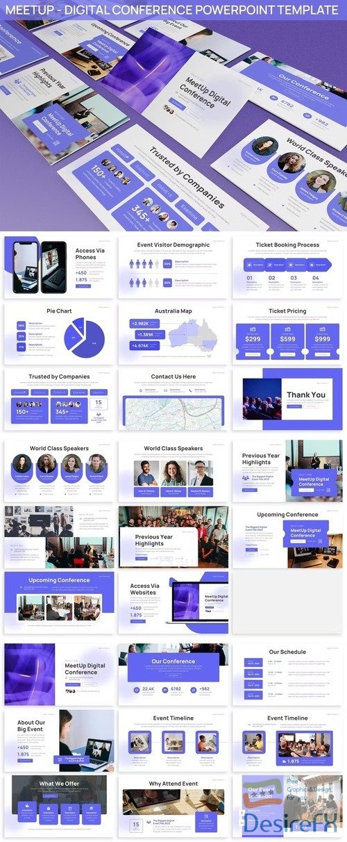 Meetup - Digital Conference Powerpoint Template