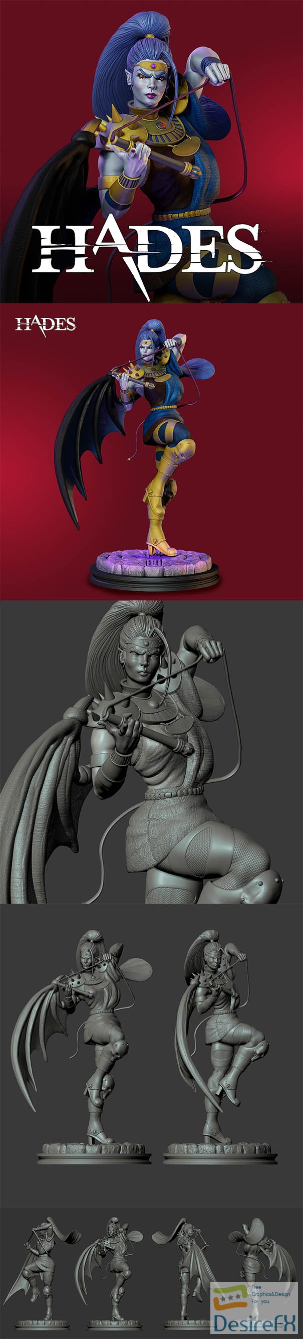 Megaera from Hades Game – 3D Print