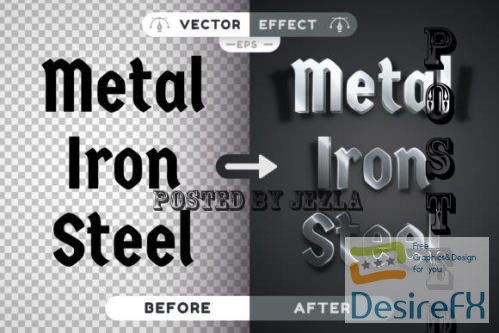 Metal - Editable Text Effect - 12727875