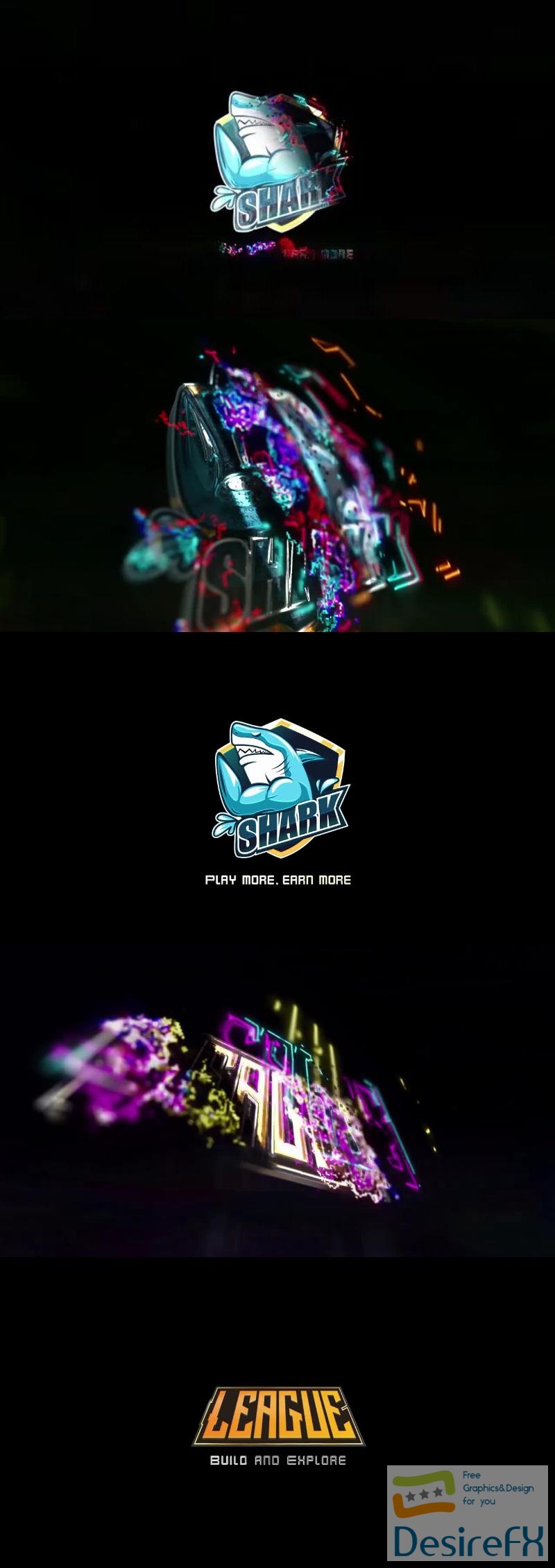 Motion Array Cyber Neon Logo Reveal