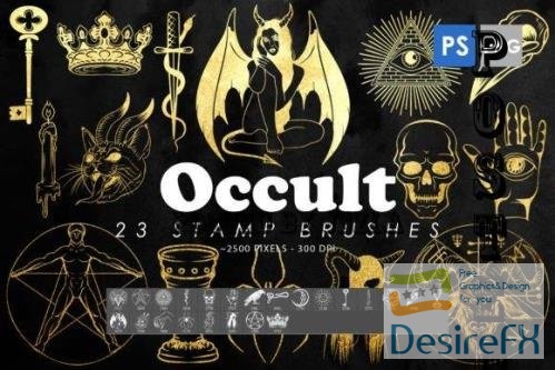 Occult Photoshop Stamp Brushes - 2428470