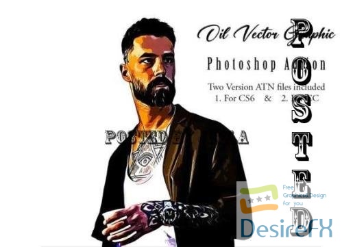 Oil Vector Graphic Photoshop Action - 12754510